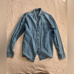 Obey Light Blue Denim Shirt